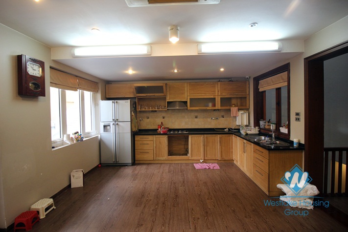 Modern house rental with a pool, nice wooden floor and balcony in Tay Ho